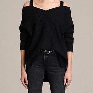 All Saints Wool Cashmere Blend Sweater